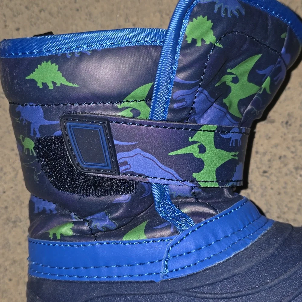 Fall Creeks Boys Dinosaur Winter Boots 8